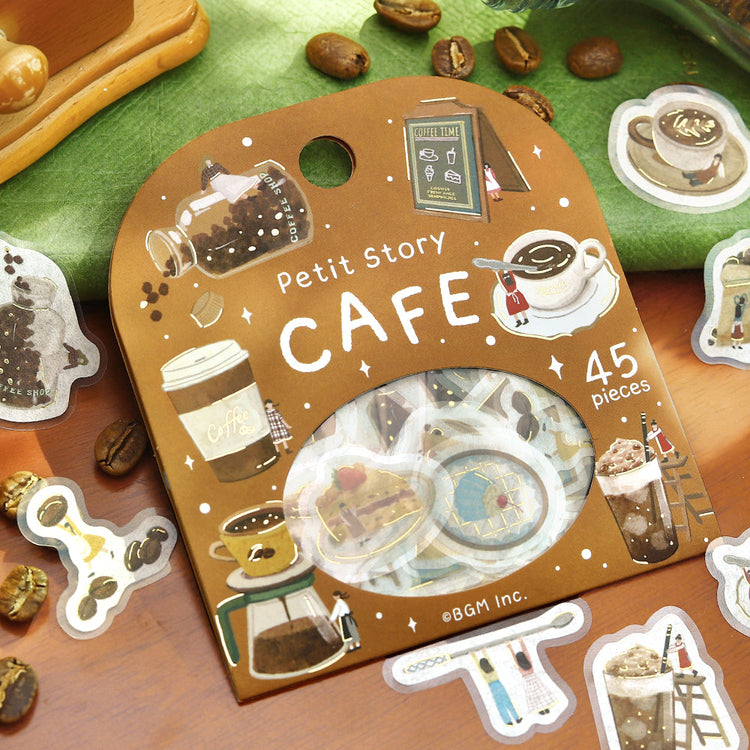 BGM Foil Stamping Flake Seal: Petit Story Cafe