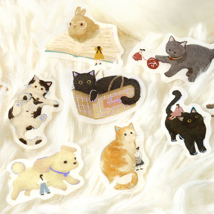 BGM Foil Stamping Flake Seal: Petit Story Animals