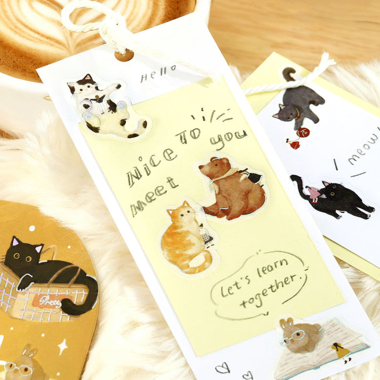 BGM Foil Stamping Flake Seal: Petit Story Animals
