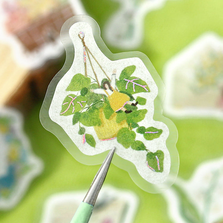 BGM Foil Stamping Flake Seal: Petit Story Gardening