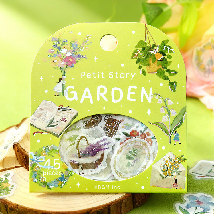 BGM Foil Stamping Flake Seal: Petit Story Gardening
