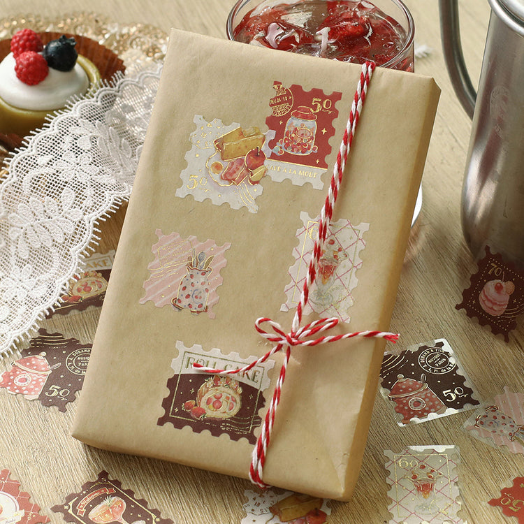 BGM Foil Stamping Flake Seal: Cafe Alamode - Post Office Red