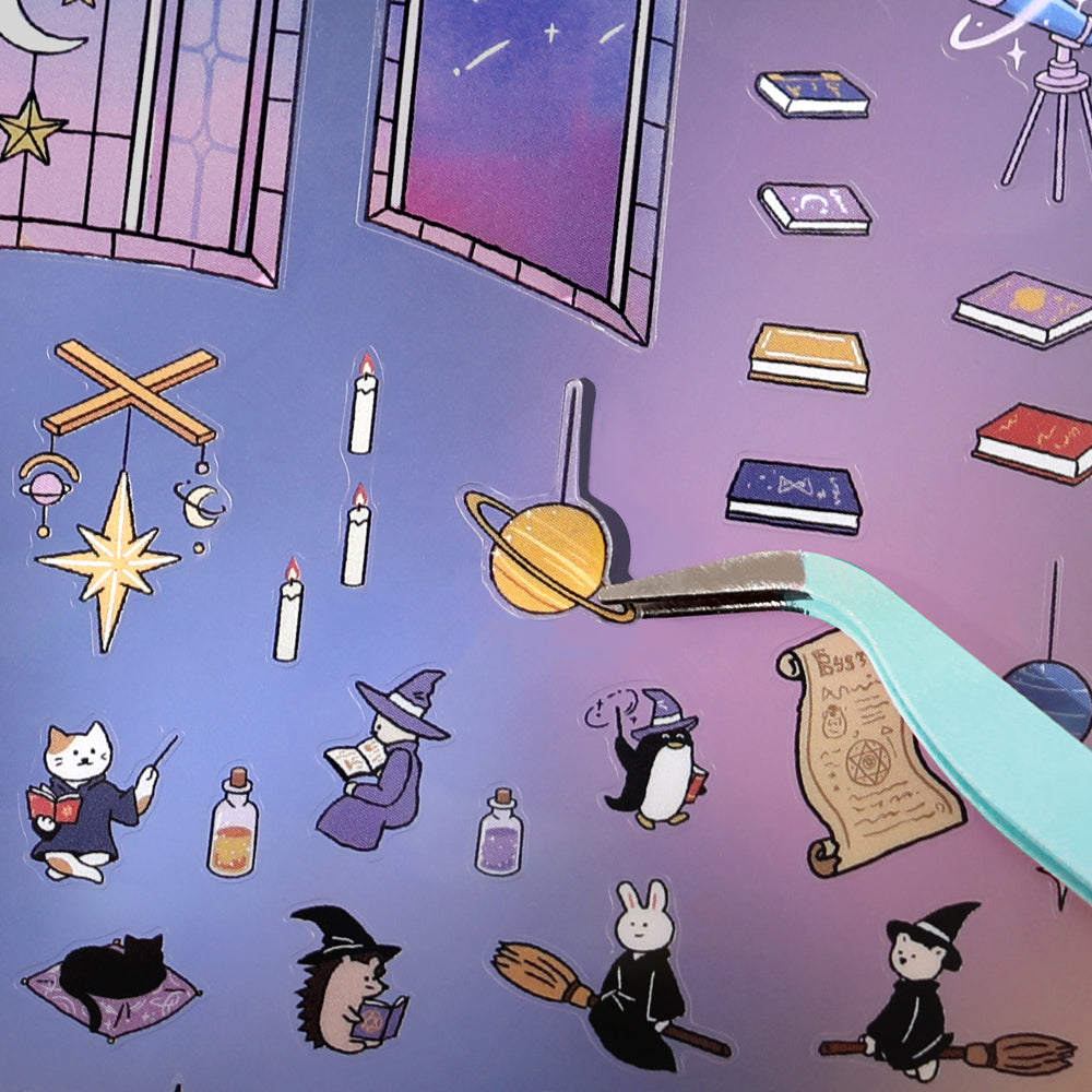 BGM Diorama 2.5D Seat Seal – Fantasy World Stickers Set