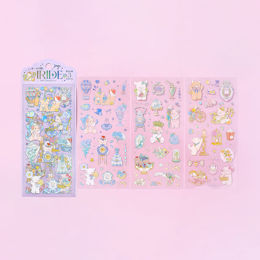 BGM Foil Stamping Iride Seal: Iride - Animal Amusement Park