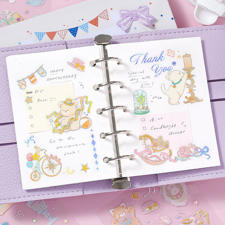 BGM Foil Stamping Iride Seal: Iride - Animal Amusement Park