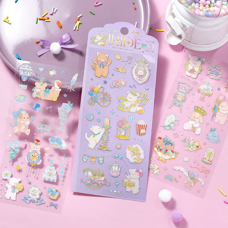 BGM Foil Stamping Iride Seal: Iride - Animal Amusement Park