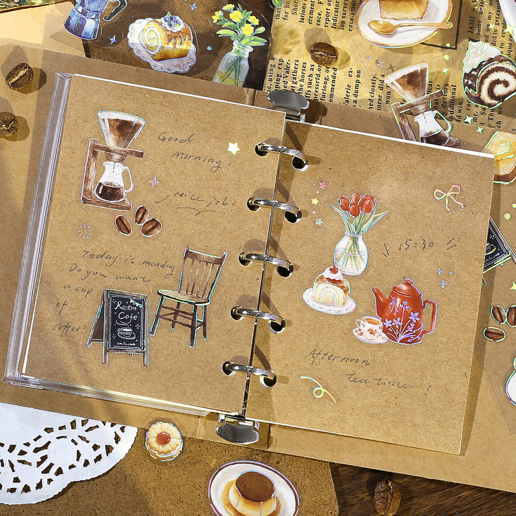 BGM Foil Stamping Iride Seal: Iride - Cafe Ala mode