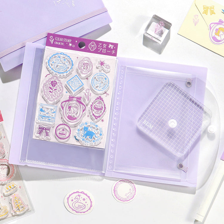 BGM Clear Stamp File - Lilac