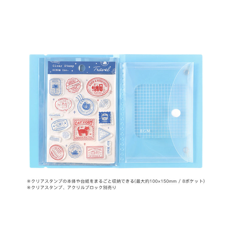 BGM Clear Stamp File - Baby Blue