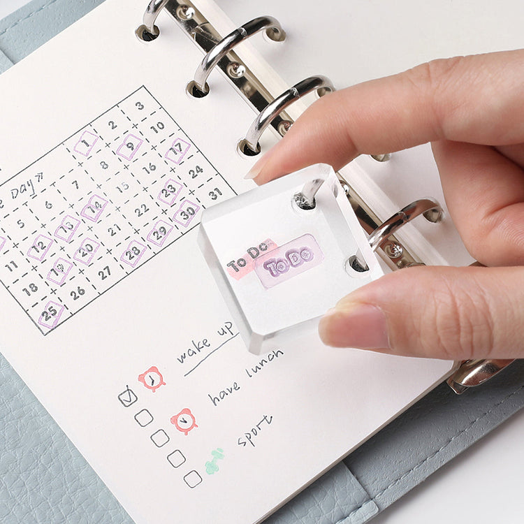 BGM Clear Stamp: Diary - Record Sheet