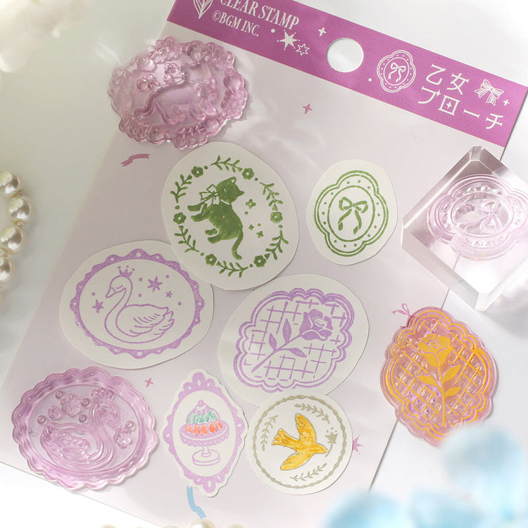 BGM Clear Stamp: Diary - Maiden Brooch