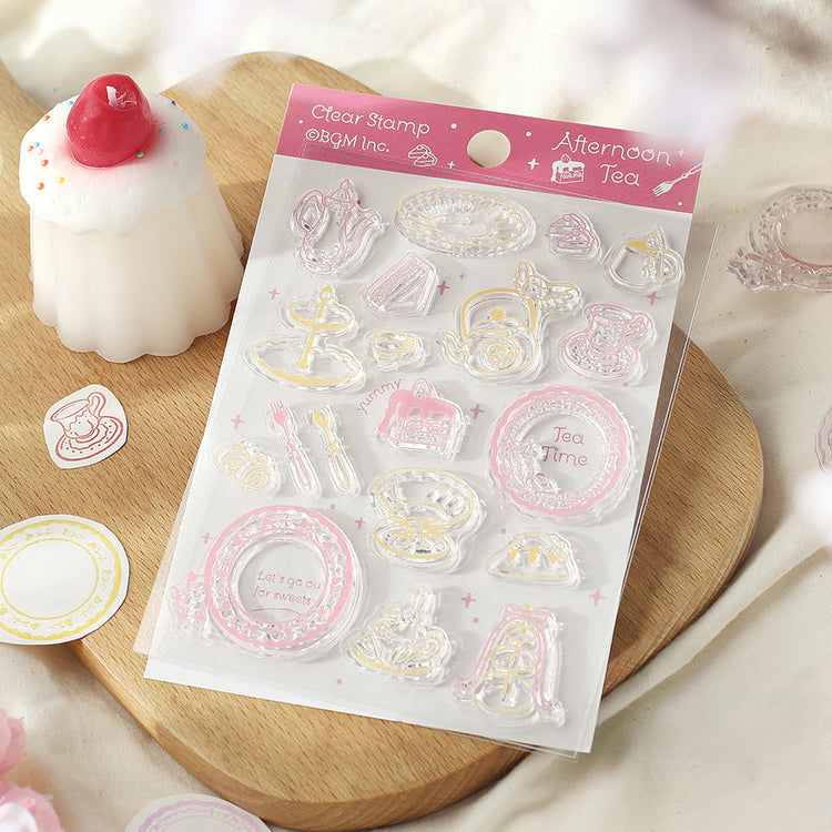 BGM Clear Stamp: Diary - Afternoon Tea Party