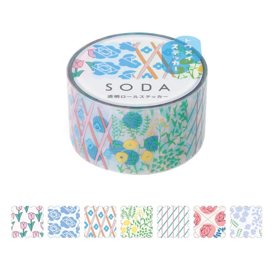 KITTA Soda Transparent Masking Tape (Sticker Type) - Kitte