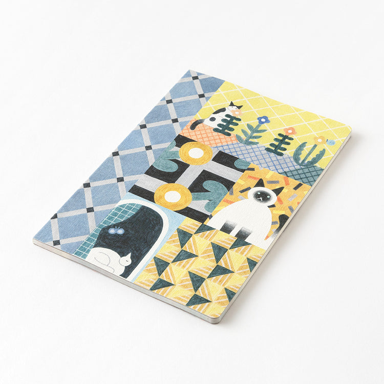 Midori Yuru Log Notebook [B6] - Cat