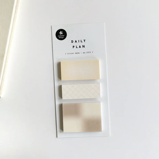 Suatelier Daily Plan.61: Cinnamon Sugar - Sticky Notes