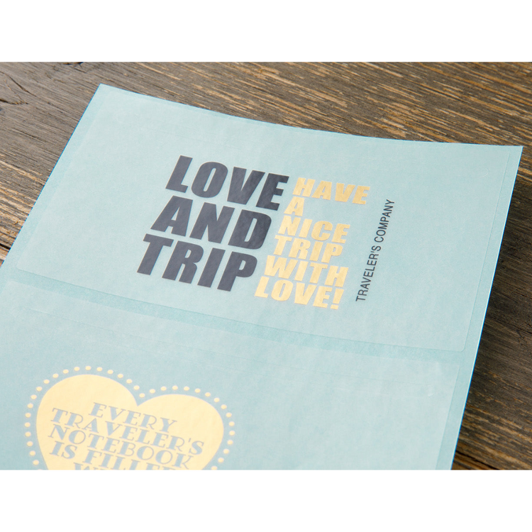 TRAVELER'S notebook Customized Sticker Set for Diary 2025