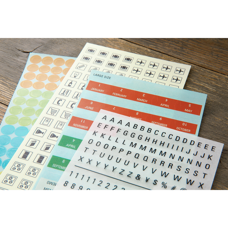 TRAVELER'S notebook Customized Sticker Set for Diary 2025