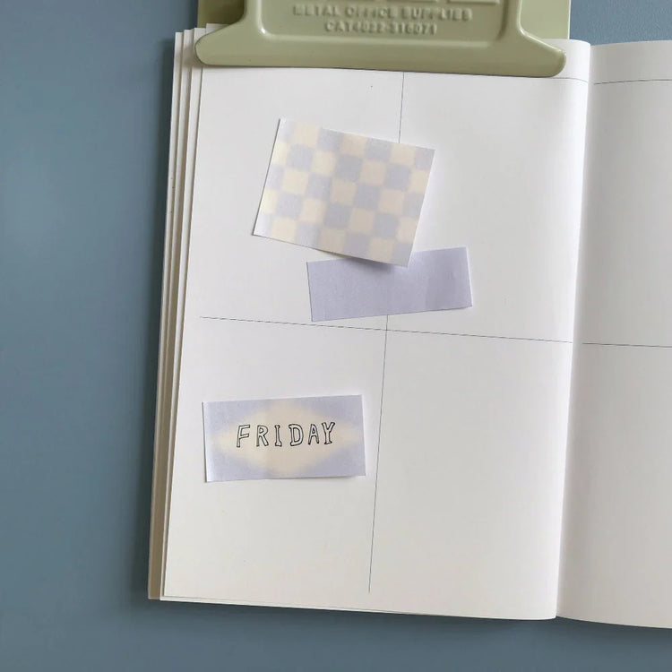 Suatelier Daily Plan.60: Cloudy Skies - Sticky Notes