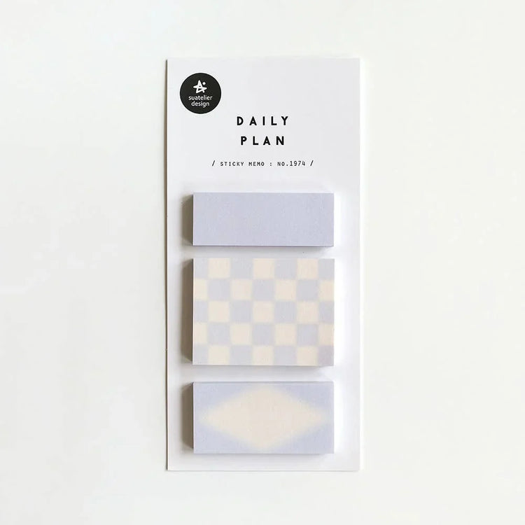 Suatelier Daily Plan.60: Cloudy Skies - Sticky Notes