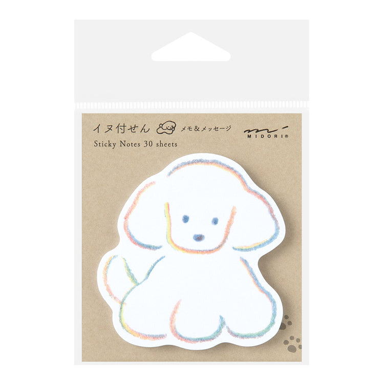 Midori Sticky Notes - Die-Cut Dog