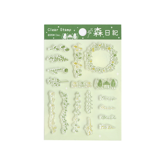 BGM Clear Stamp: Diary - Forest Diary