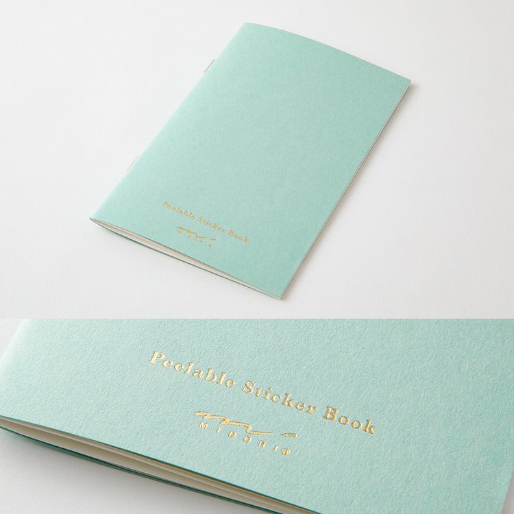 Midori Sticker Book with Pocket - Light Blue