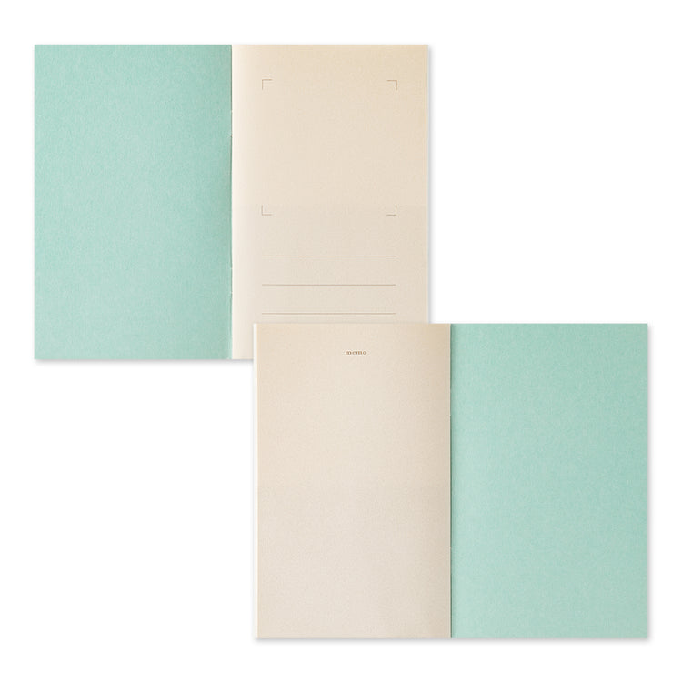 Midori Sticker Book with Pocket - Light Blue