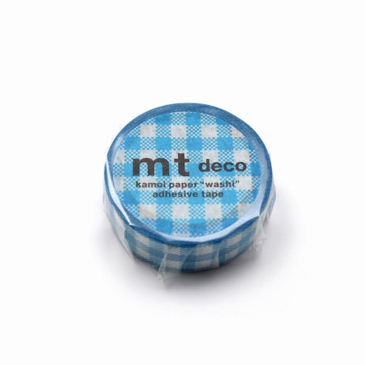 MT 1P Kamoi Washi Tape - Ichimatsu Gingham Blue