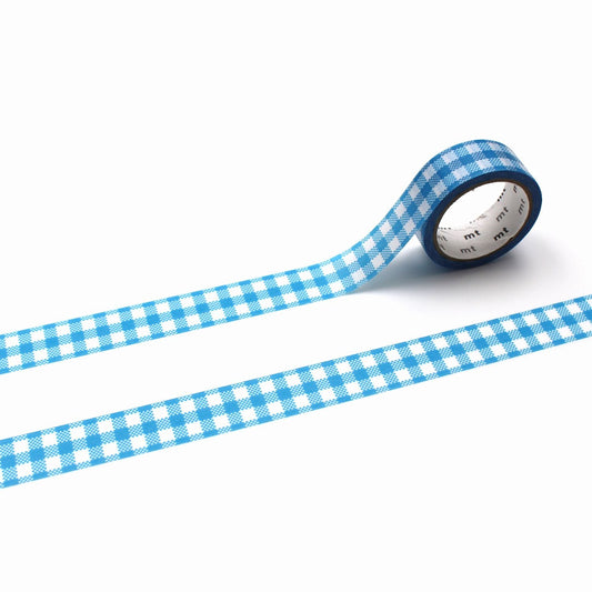 MT 1P Kamoi Washi Tape - Ichimatsu Gingham Blue