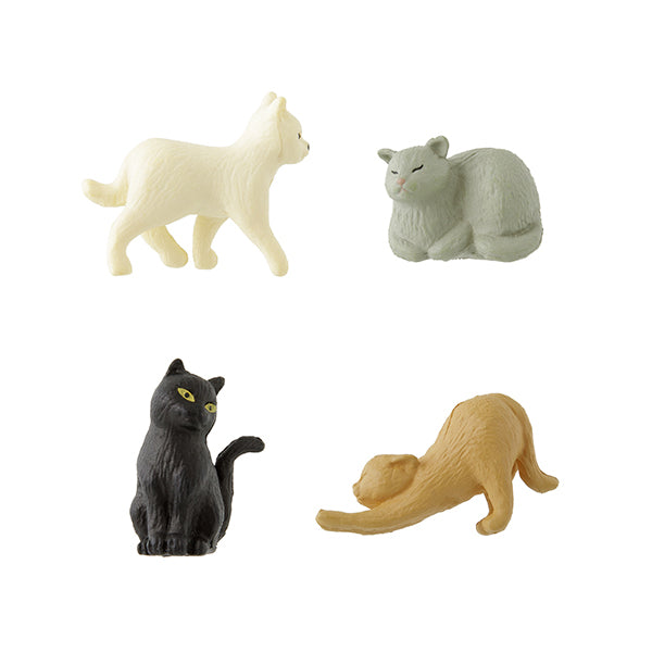 Midori Miniature Magnet - Cat B (Set of 4)