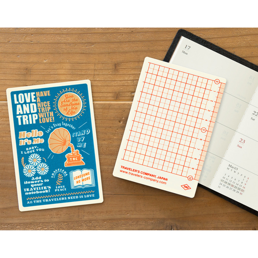 TRAVELER'S notebook Passport Size Plastic Sheet 2025