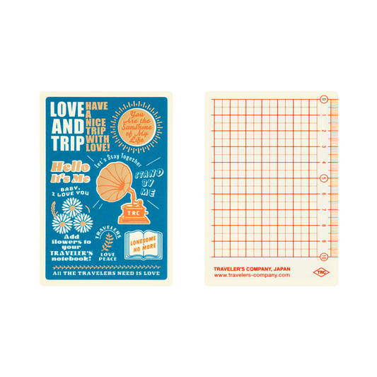 TRAVELER'S notebook Passport Size Plastic Sheet 2025