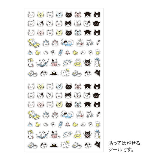 Midori Sticker (1 Sheet) - Pictograph Cat