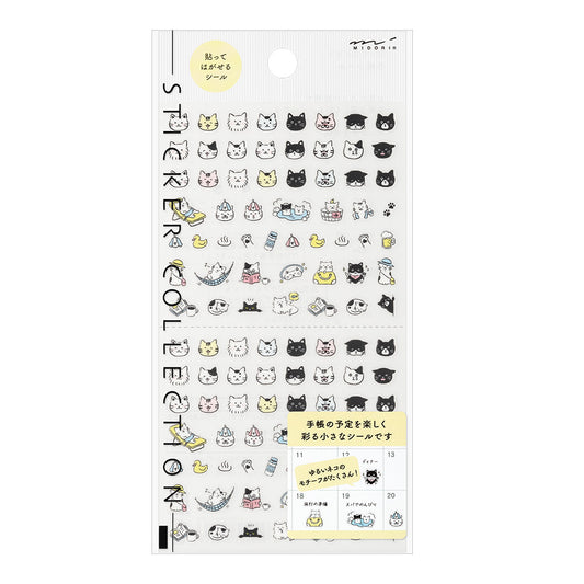 Midori Sticker (1 Sheet) - Pictograph Cat