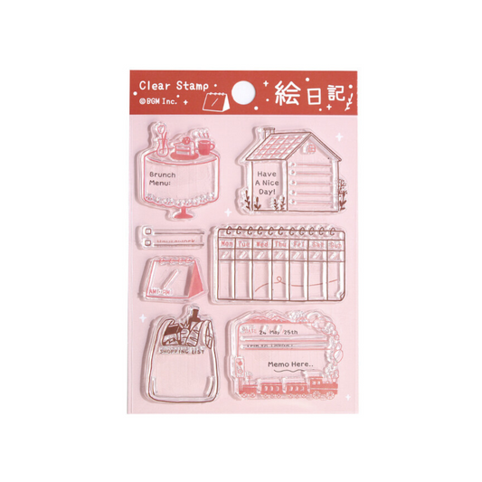 BGM Clear Stamp: Diary - Picture Diary