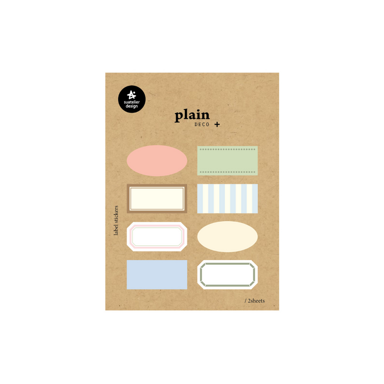 Suatelier Plain Deco Sticker - Plain.75