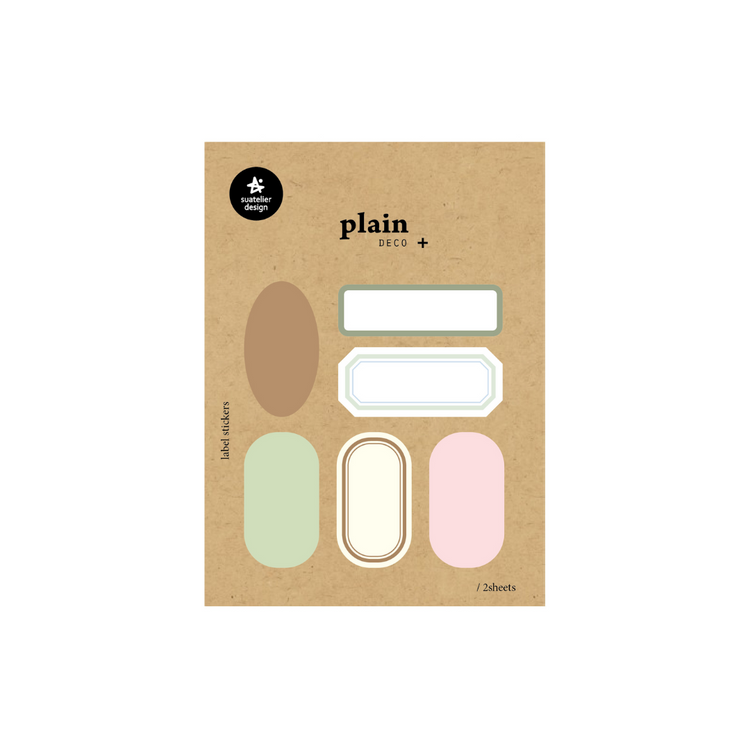 Suatelier Plain Deco Sticker - Plain.76