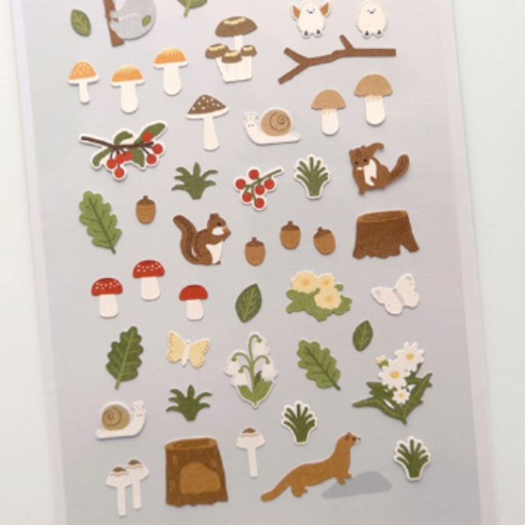 Suatelier Daily Deco Sticker - Little Forest