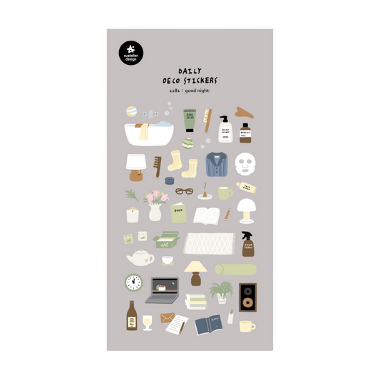 Suatelier Daily Deco Stickers - Good Night