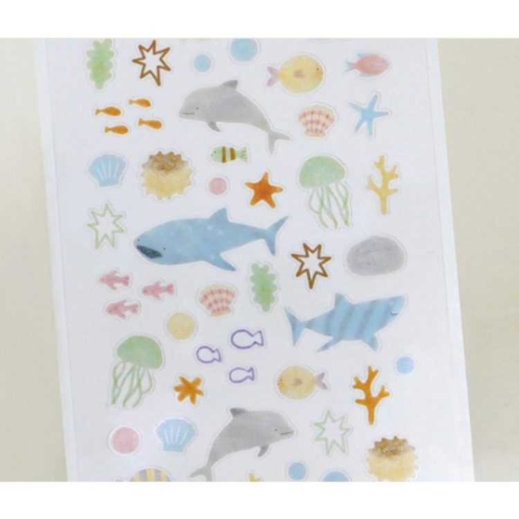 Suatelier Daily Deco Stickers - aqua aqua