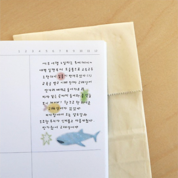 Suatelier Daily Deco Stickers - aqua aqua