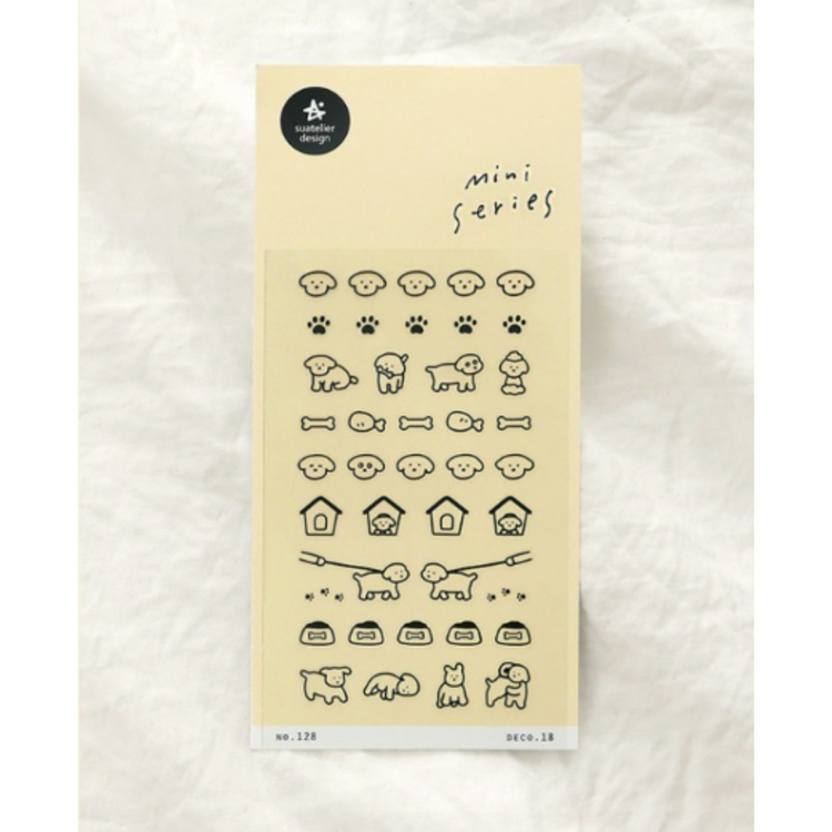 Suatelier Mini Series Sticker - Deco.18 (Dogs.02)