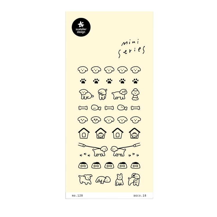 Suatelier Mini Series Sticker - Deco.18 (Dogs.02)