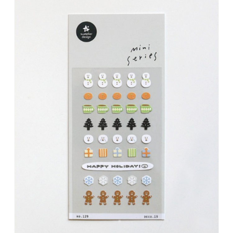 Suatelier Mini Series Sticker - Deco.19 (Christmas)