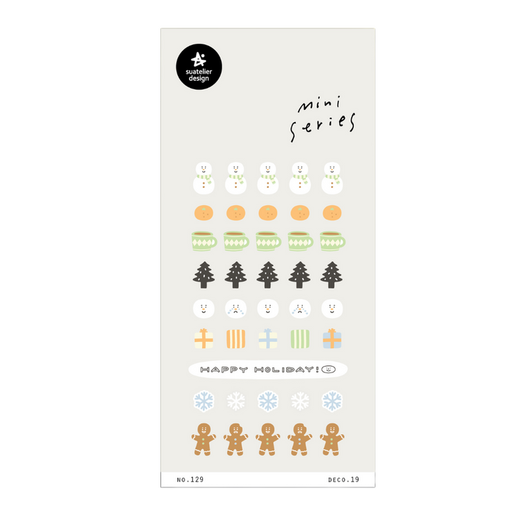 Suatelier Mini Series Sticker - Deco.19 (Christmas)