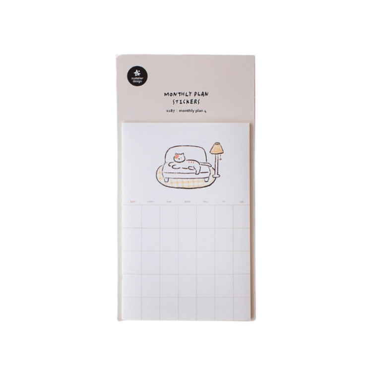 Suatelier Monthly Plan Sticker - Monthly Plan.04