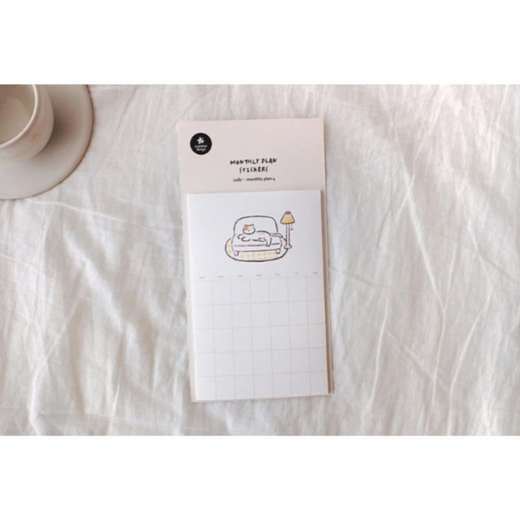 Suatelier Monthly Plan Sticker - Monthly Plan.04