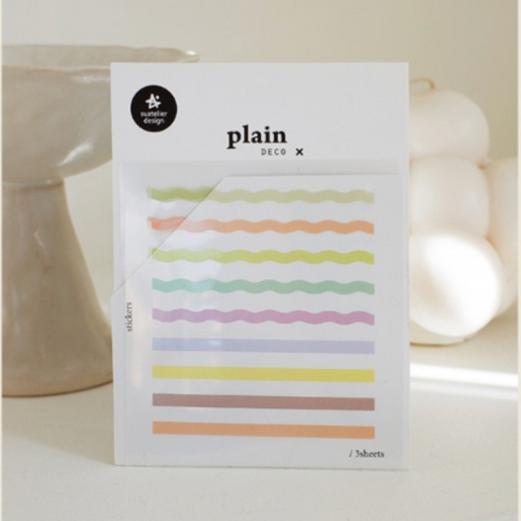 Suatelier Plain Deco Sticker - Plain.78