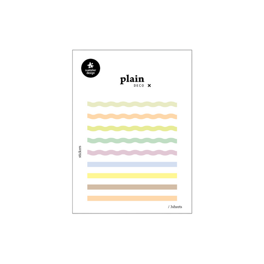 Suatelier Plain Deco Sticker - Plain.78