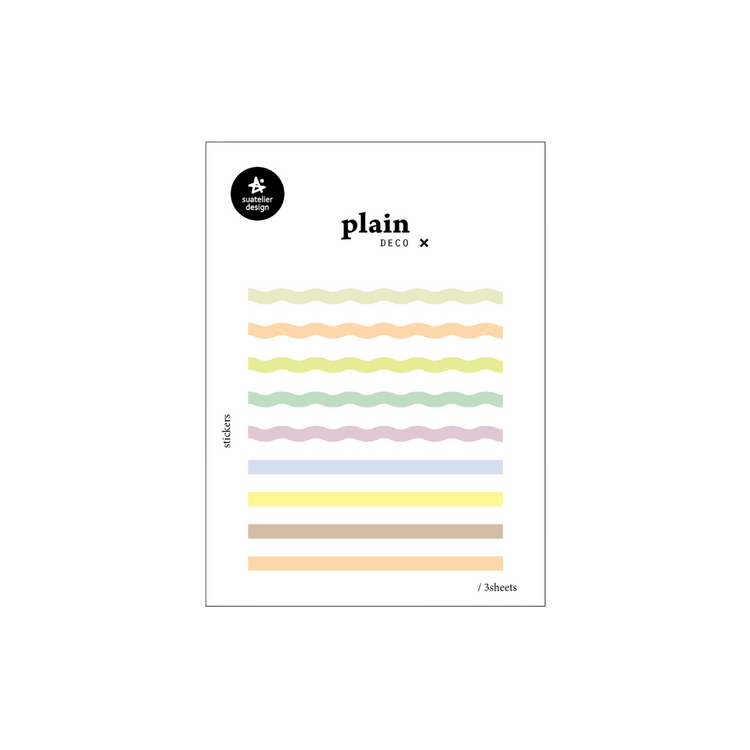 Suatelier Plain Deco Sticker - Plain.78